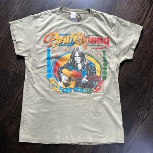 Madeworn distressed graphic tee - size L